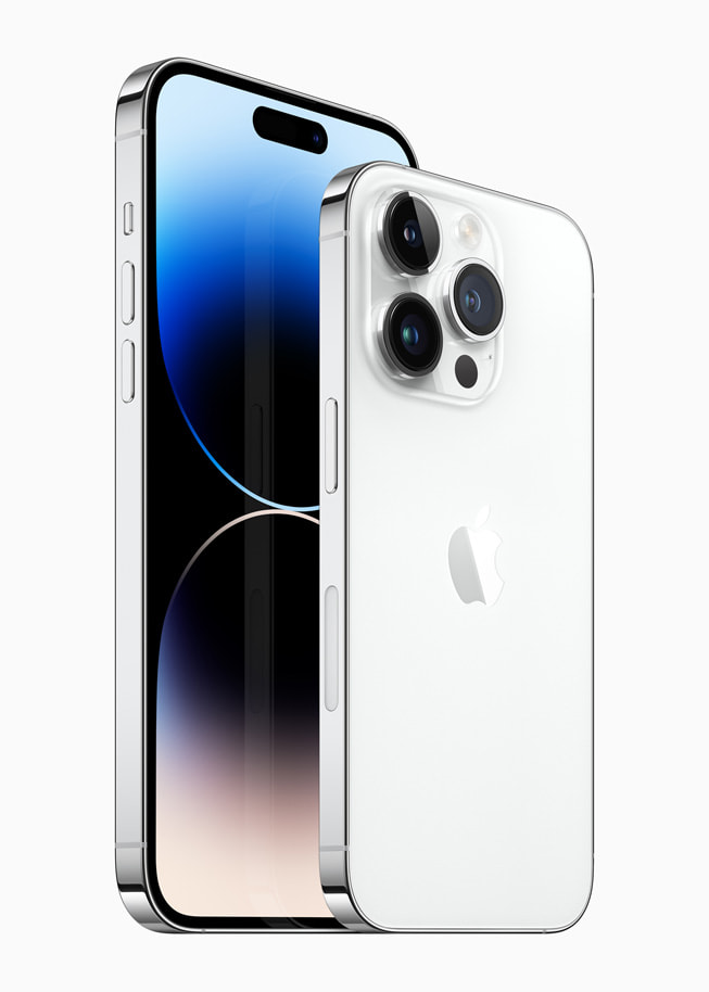 Apple iPhone 14 Pro iPhone 14 Pro Max silver 220907 inline jpg large*238462
