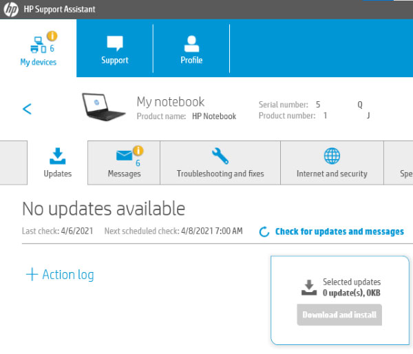  HP Support Assistant