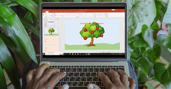Cách làm trò chơi hái táo trên PowerPoint