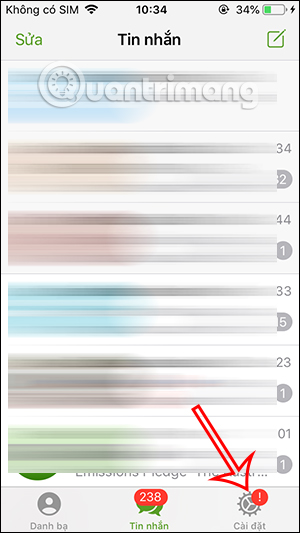 Go to Telegram settings