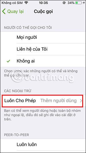 No one calls Telegram mode