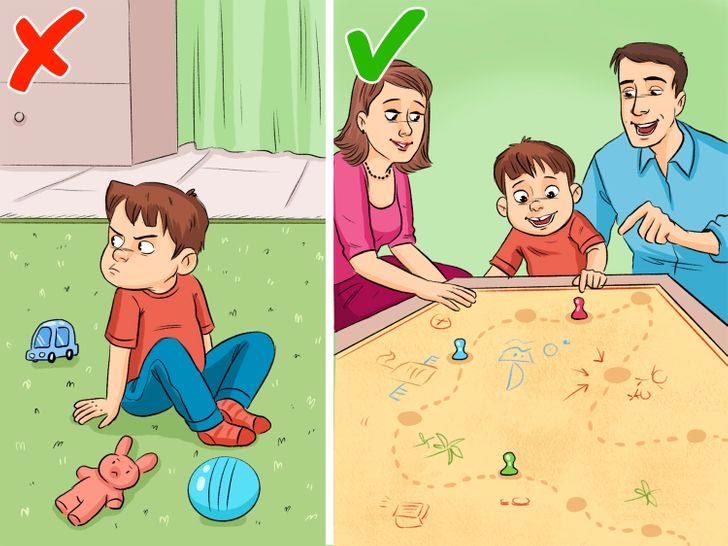 Chuyển hướng sự chú ý của trẻ