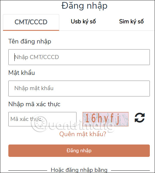 Tài khoản Cổng DVC BHXH Việt Nam