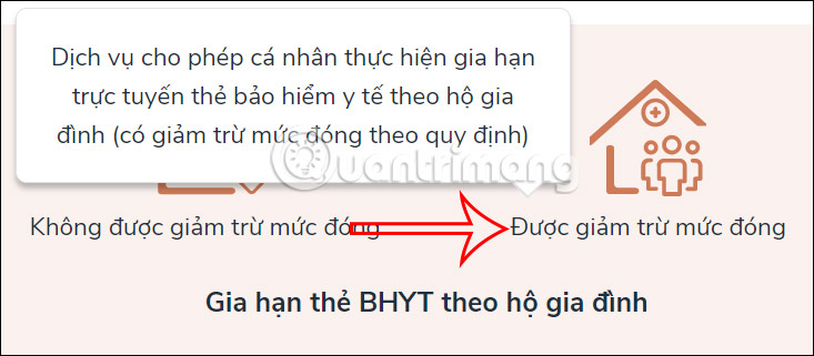 Gia hạn thẻ BHYT theo hộ gia đình có giảm trừ 