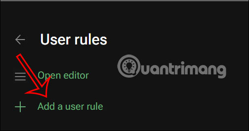 Thêm vùng ngoại lệ trên AdGuard AdBlocker MV3 Experimental