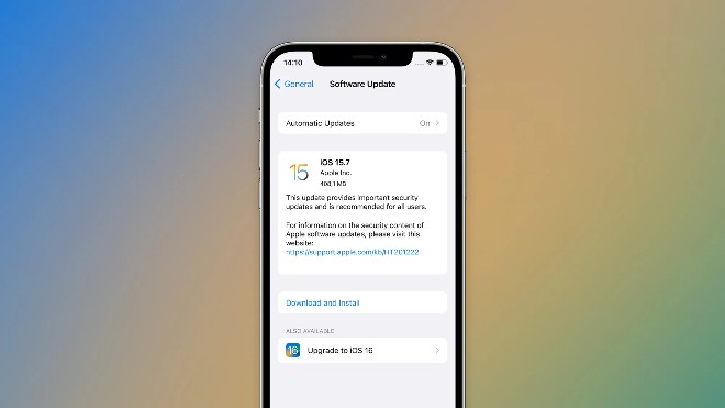 Apple cho phép người dùng ở lại với iOS 15.7 trước khi "lên đời" iOS 16