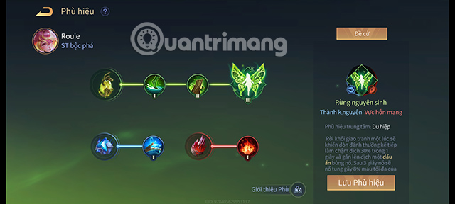 Phù hiệu cho Rouie trong mùa 23