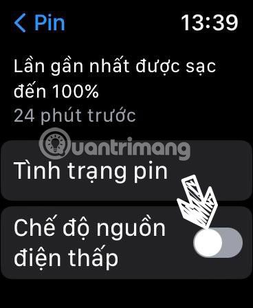 apple watch tiết kiệm pin