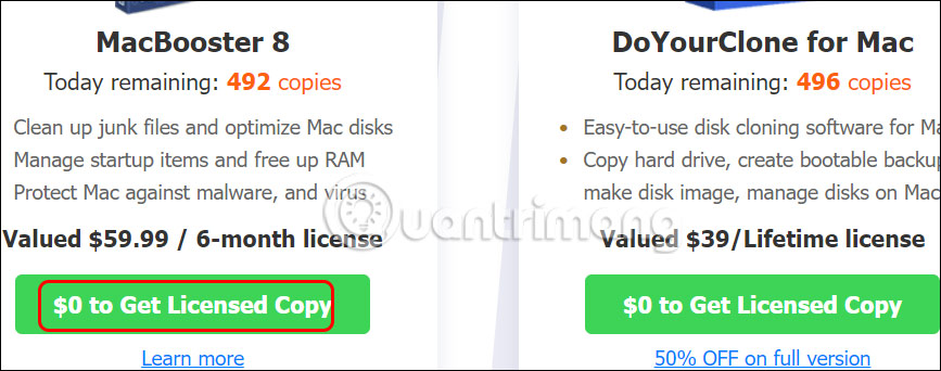 Copy mã phần mềm trên Digiarty Software