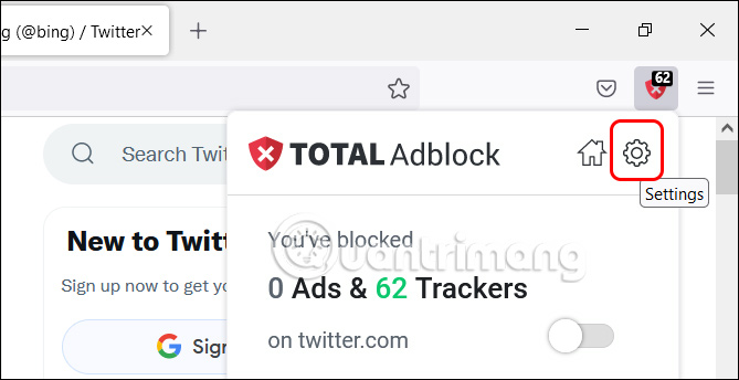 Cài đặt Total Adblock