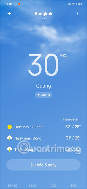 Vị trí mới
