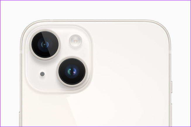 iPhone 14 Plus chỉ có thiết lập camera kép