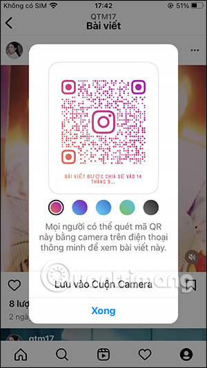 Cách tạo mã QR bài đăng Instagram chia sẻ nhanh - Ảnh minh hoạ 3