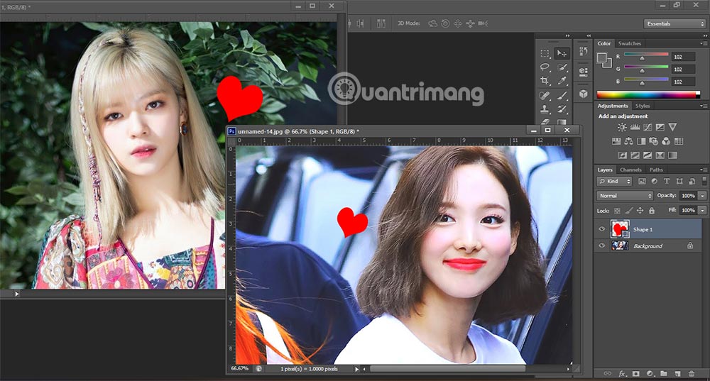 Cách copy Layer sang file PSD khác