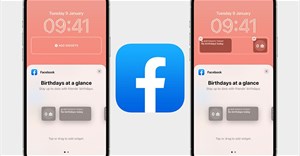 Cách cài Facebook widget trên iPhone nhận thông báo nhanh