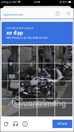 Xác nhận qua hình ảnh