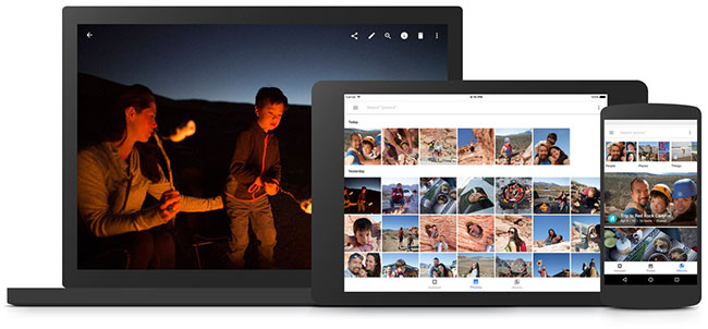 Google Photos cho phép truy cập ảnh từ mọi thiết bị