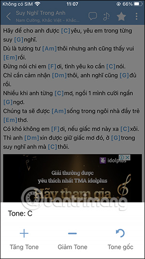 Chỉnh tone