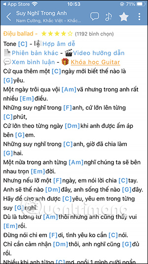 Xem hợp âm chi tiết