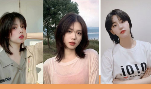 Tóc mullet nữ hai mái.