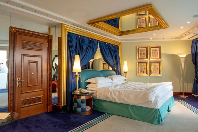 Đệm giường trong khách sạn đều đến từ thương hiệu DUXIANA