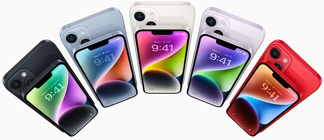 Các màu iPhone 14 và iPhone 14 Plus