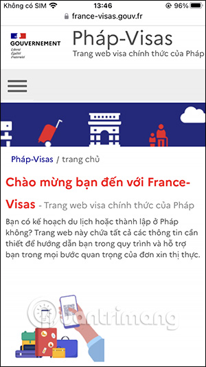 Display website in Vietnamese