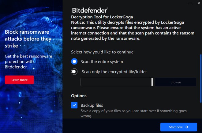 Bitdefender phát hành bộ giải mã miễn phí cho ransomware LockerGoga