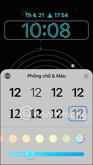 Thay gam màu cho đồng hồ iPhone