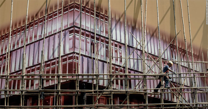 Giàn giáo bằng tre