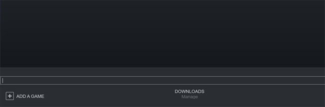 Đầu vào văn bản Steam Client Console