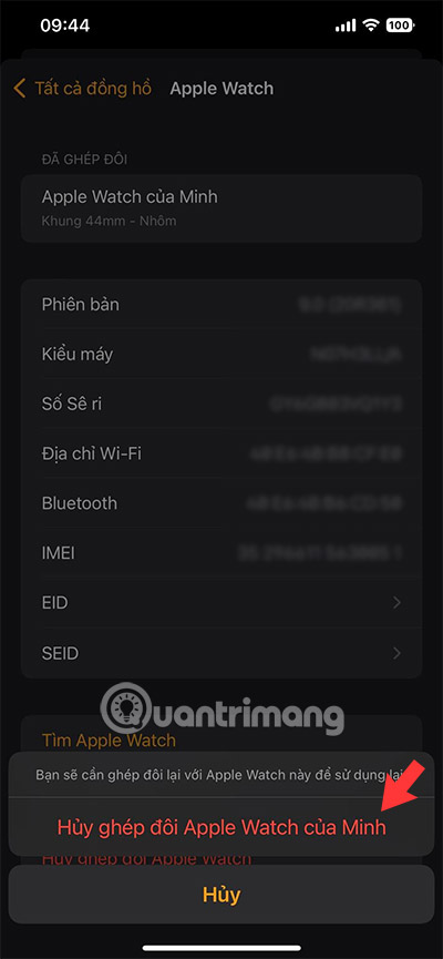 huy ghep doi apple watch