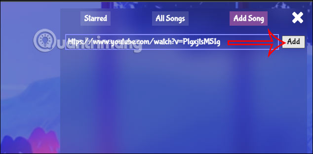 Thêm nhạc vào LoFi FM