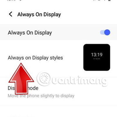 Cách cài đặt Always on Display trên Vivo