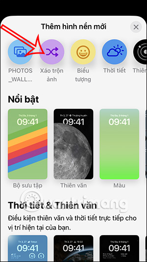Chế độ ảnh xáo trộn