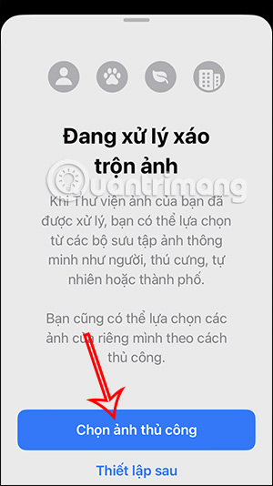 Chọn ảnh thủ công