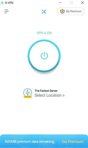 X-VPN trên thiết bị di động