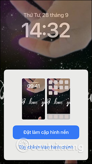 Đặt màn hình khóa iPhone