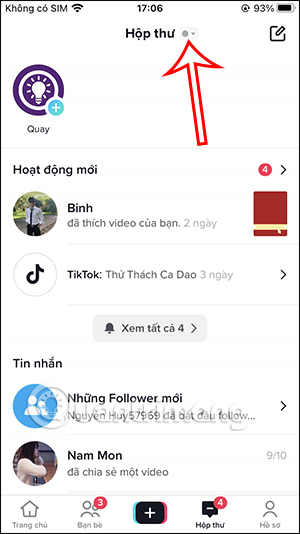 Trạng thái trên TikTok