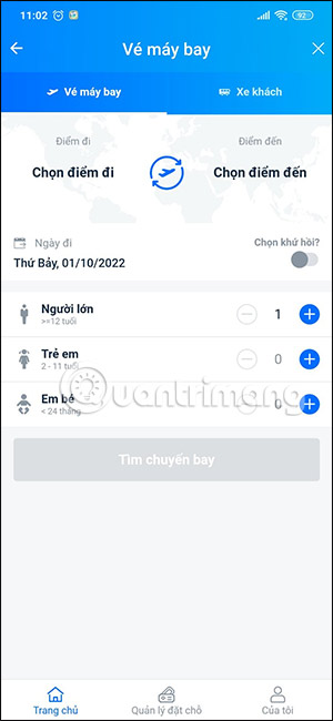 Đặt vé may bay trên ZaloPay