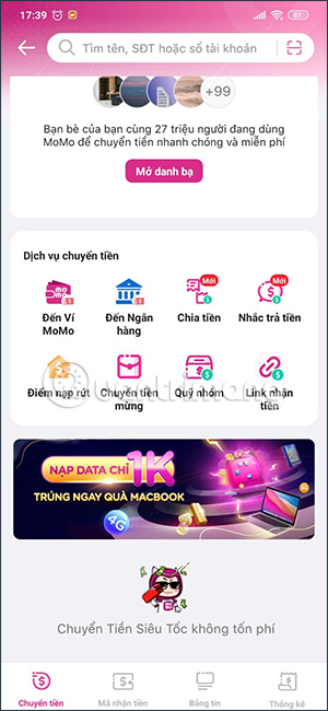 Túi Thần tài ví MoMo
