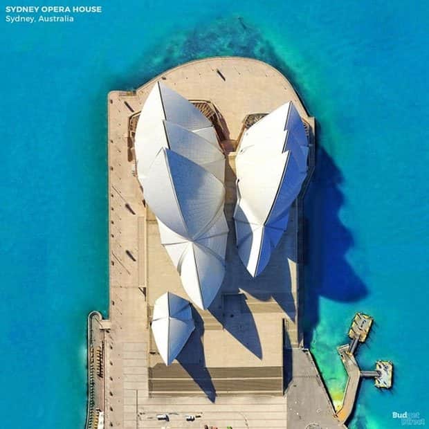 Nhà hát Sydney biểu tượng kiến trúc của Australia.