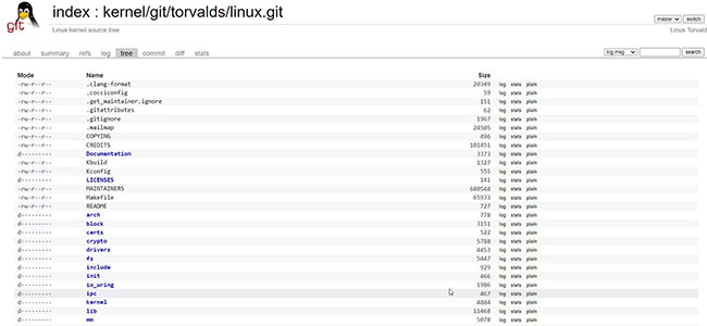Cây mã nguồn Linux 6.0