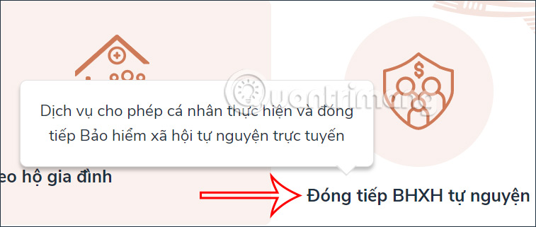 Đóng tiếp BHXH tự nguyện online