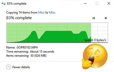 Microsoft xác nhận Windows 11 22H2 bị giảm hiệu suất khi copy file kích thước lớn