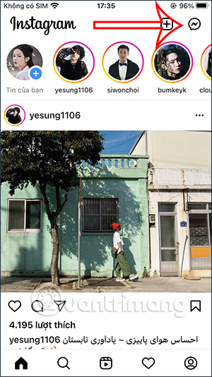 Tin nhắn Instagram