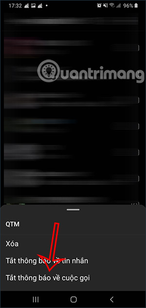 Tắt thông báo gọi trên Instagram Android
