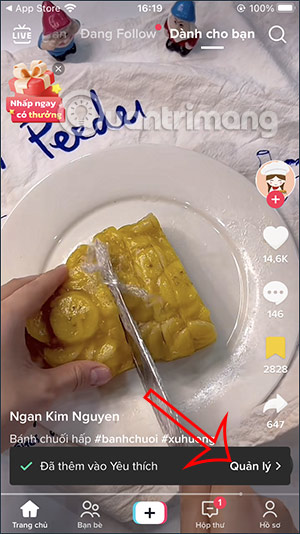 Quản lý bộ sưu tập video TikTok