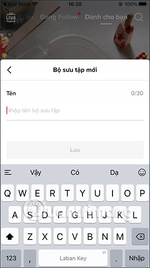 Bộ sưu tập video TikTok