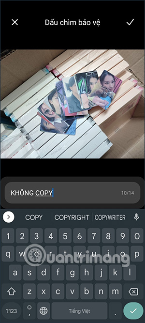 Gắn watermark cho hình ảnh